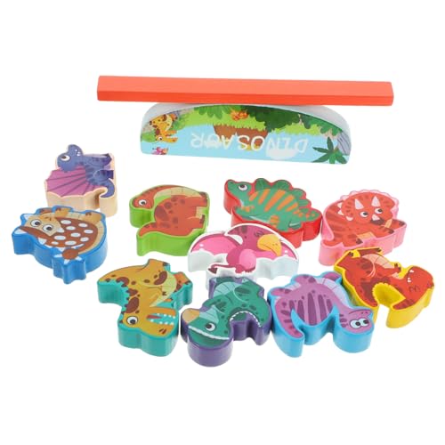 HONITANO Holzbausteine Dinosaurier Pädagogisches Stapelspielzeug aus Sicherem Holz Abgerundete Kanten Bunte Tierfiguren Fördert Feinmotorik und Gleichgewicht Geeignet für Kleinkinder und HONITANO Holzbausteine Dinosaurier Pädagogisches Stapelspielzeug aus Sicherem Holz Abgerundete Kanten Bunte Tierfiguren Fördert Feinmotorik und Gleichgewicht Geeignet für Kleinkinder und von HONITANO