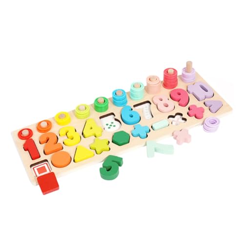 HONITANO Holzpuzzle Zahlen Formen Lernspielzeug für Kleinkinder Bunte Holzbausteine Montessori Frühe Bildung Fördert Denkvermögen und Beobachtungsgabe Geschenk für Ab Jahren HONITANO Holzpuzzle Zahlen Formen Lernspielzeug für Kleinkinder Bunte Holzbausteine Montessori Frühe Bildung Fördert Denkvermögen und Beobachtungsgabe Geschenk für Ab Jahren von HONITANO