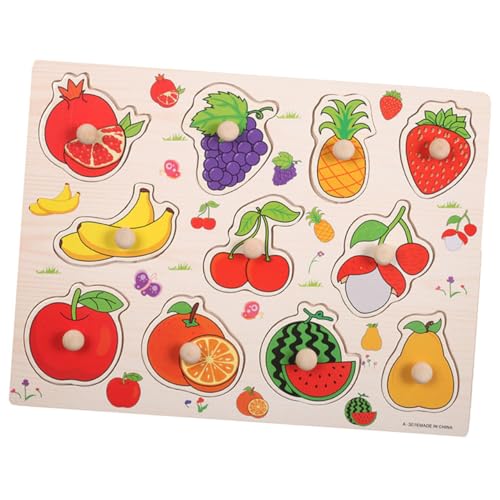 HONITANO Holzspielzeug Hand Auge koordination Montessori Lernspielzeug für Kleinkinder Ab Jahr Pädagogisches Fingerspiel Obstform zur Feinmotorik und Geschicklichkeit HONITANO Holzspielzeug Hand Auge koordination Montessori Lernspielzeug für Kleinkinder Ab Jahr Pädagogisches Fingerspiel Obstform zur Feinmotorik und Geschicklichkeit von HONITANO