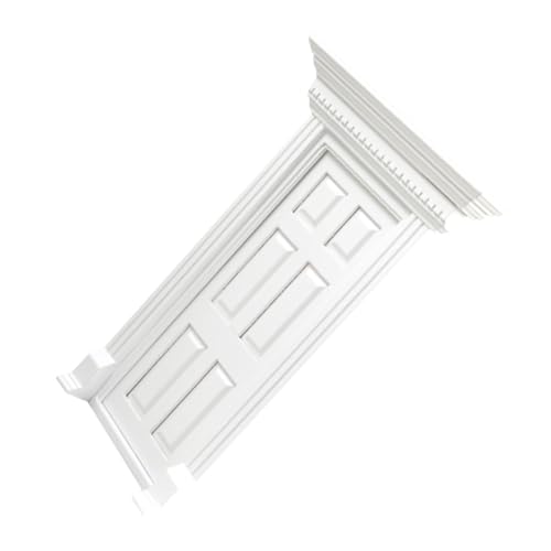 HONITANO Miniatur Holz Tür Weiß Fach Miniatur Haus Deko Puppenhaus Zubehör Realistisches Modell für Fotografie und Spielzeuggestaltung HONITANO Miniatur Holz Tür Weiß Fach Miniatur Haus Deko Puppenhaus Zubehör Realistisches Modell für Fotografie und Spielzeuggestaltung von HONITANO