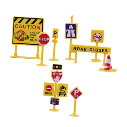 HONITANO Miniatur Verkehrszeichen Bunte Straßenbarrieren Kinderspielzeug Langlebig Leicht Tragbar Realistische Verkehrsschilder Lernspielzeug für Geschenk HONITANO Miniatur Verkehrszeichen Bunte Straßenbarrieren Kinderspielzeug Langlebig Leicht Tragbar Realistische Verkehrsschilder Lernspielzeug für Geschenk von HONITANO