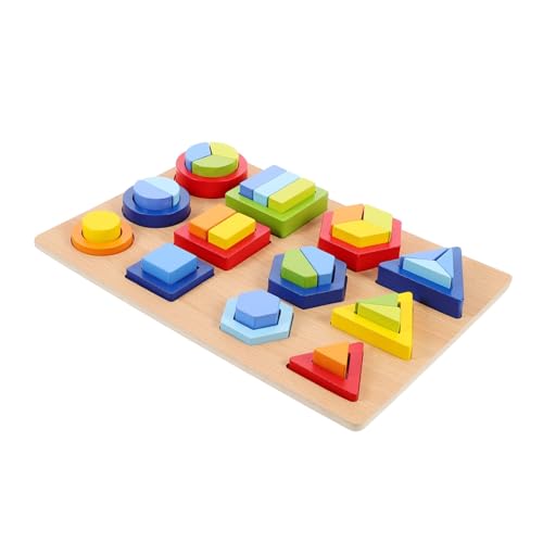 HONITANO Montessori Holzspielzeug für Geometrisches Lernpuzzle Sicheres Glattes Holzmaterial Pädagogisches Kognitionstraining für Vorschulkinder Ab Jahren HONITANO Montessori Holzspielzeug für Geometrisches Lernpuzzle Sicheres Glattes Holzmaterial Pädagogisches Kognitionstraining für Vorschulkinder Ab Jahren von HONITANO