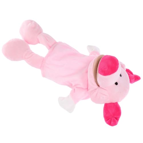HONITANO Niedliche Handpuppe Schwein aus Weichem Plüsch Interaktive Tierhandpuppe für Geschichten Fördert Kreativität und Kommunikation für Familien und Rollenspiele HONITANO Niedliche Handpuppe Schwein aus Weichem Plüsch Interaktive Tierhandpuppe für Geschichten Fördert Kreativität und Kommunikation für Familien und Rollenspiele von HONITANO