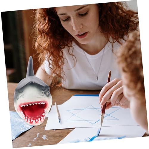 HONITANO Realistische Shark Handpuppe aus Interaktives Lernspielzeug für Beweglicher Mund Pädagogisches Tierkostüm für Fantasievolles Rollenspiel Robustes Kinderhandpuppenspielzeug HONITANO Realistische Shark Handpuppe aus Interaktives Lernspielzeug für Beweglicher Mund Pädagogisches Tierkostüm für Fantasievolles Rollenspiel Robustes Kinderhandpuppenspielzeug von HONITANO