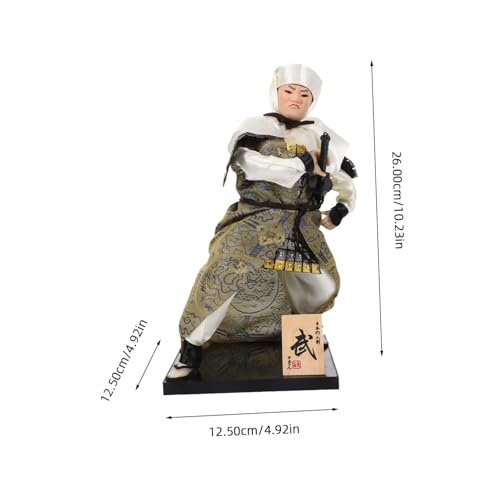 HONITANO Traditionelle Japanische Samurai Figur Kleine Dekorative Samurai Puppe mit Feiner Verarbeitung Langlebig Japanischer Stil für Wohnzimmer Büro Schreibtischdekoration Geschenkidee HONITANO Traditionelle Japanische Samurai Figur Kleine Dekorative Samurai Puppe mit Feiner Verarbeitung Langlebig Japanischer Stil für Wohnzimmer Büro Schreibtischdekoration Geschenkidee von HONITANO