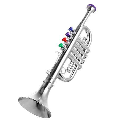 HONITANO Trompete Leicht Tragbar Pädagogisches Musikspielzeug für Anfänger Geruchsfreie Materialien Farbenfroh Sicher für Jungen Mädchen HONITANO Trompete Leicht Tragbar Pädagogisches Musikspielzeug für Anfänger Geruchsfreie Materialien Farbenfroh Sicher für Jungen Mädchen von HONITANO