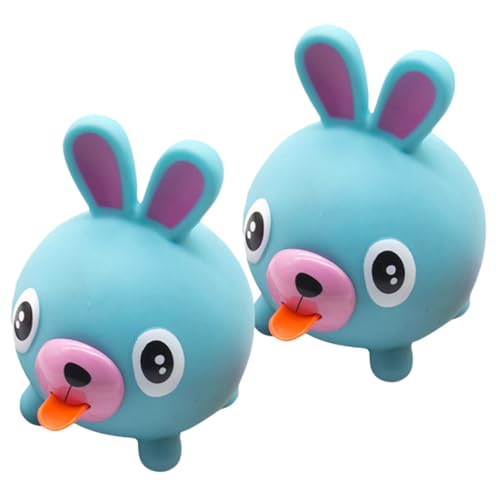 2St Kinderspielzeug Animals Toys for jucarii pentru copii Spielzeug für Kinder dekompressions Spielzeug Toys Spielzeuge tierisches Spielzeug Spielzeugtier Vinyl Sky-Blue HONMEET von HONMEET