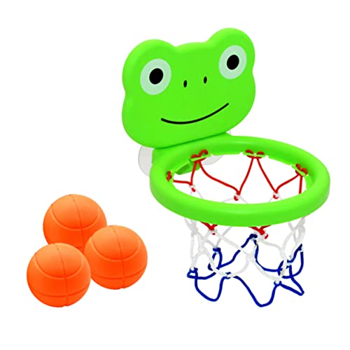 HONMEET 1 Sätze Basketballkorb Mit Saugnapf Basketballkorb Für Kinder Badespielzeug Für Babys Babywanne Kinderspielzeug Badespielzeug Für Kleinkinder Spielzeuge Plastik Green von HONMEET