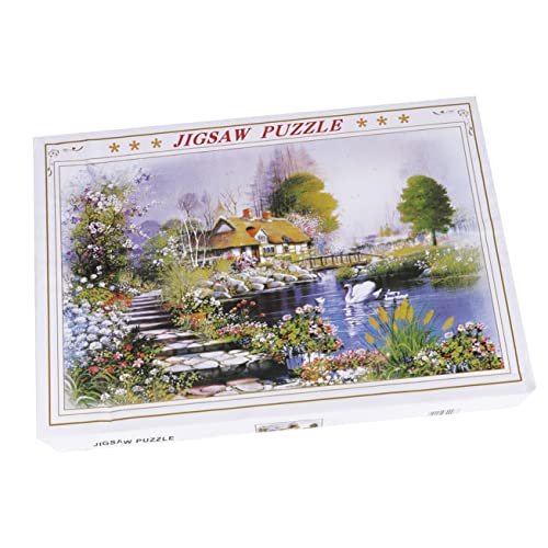 HONMEET 1 Satz 1000 Stück Papier Puzzle Spielzeug Kreatives Puzzle Schöne Landschaft Malerei Puzzle Pädagogisches Puzzle Spielzeug von HONMEET