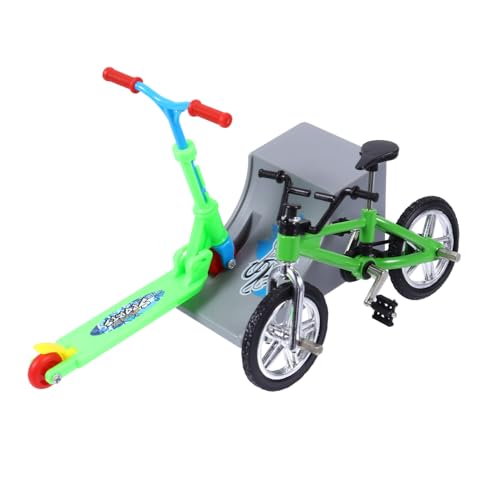 HONMEET 1 Satz Fingerrad fingerspiele Finger Skateboard Finger Bike Spielzeug Brettspielspielzeug Fahrradverzierung Roller Spielzeuge Fingersportspielzeug Mini-Fingerbike-Modell Plastik von HONMEET