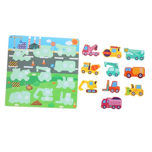 HONMEET 1 Satz Holzpuzzles Für Kleinkinder, Pädagogisches Puzzle, Steckpuzzles, Babypuzzles, Spielzeug von HONMEET