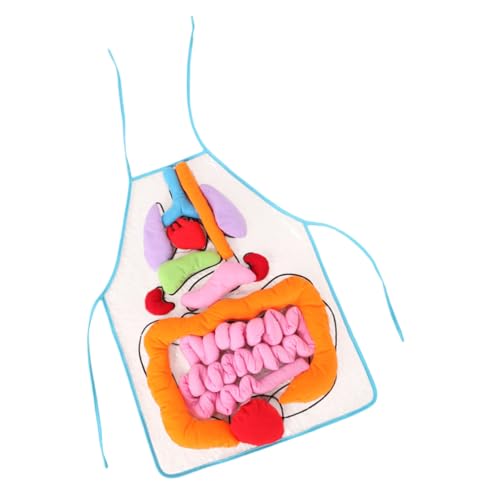 HONMEET 1 Satz Menschliche Eingeweide Schürze Körper Anatomie Lätzchen Scrump Plüsch 3D Menschliche Schürze Kinderspielzeug Anatomie Schürze Lehrmittel Für Körperorgane Pp Baumwolle von HONMEET