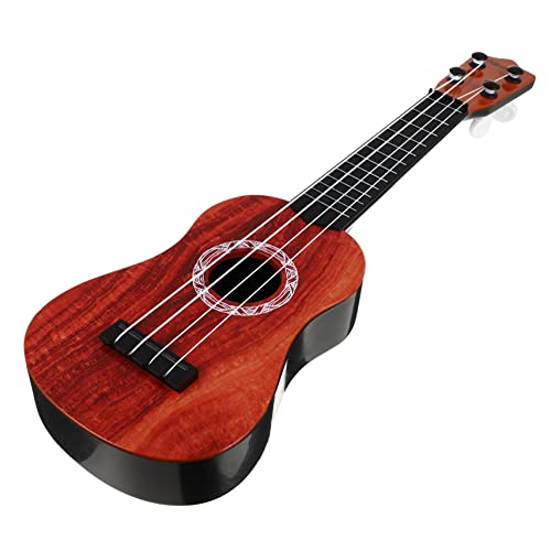 HONMEET 1 Satz Ukulele Musikinstrument Für Kinder Mini-Spielzeug Spielzeug Für Kleinkinder Minispielzeug Für Mädchen Kinderspielzeug Jungs-Spielzeug Musikalisches Gitarrenspielzeug Holz von HONMEET