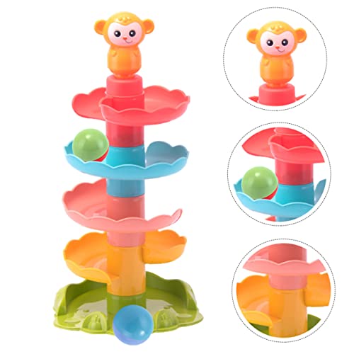 HONMEET 1 Set Ball Drop Toy Sliding Ball Tower Lustiges Rolling Ball Spielzeug Lernspielzeug von HONMEET