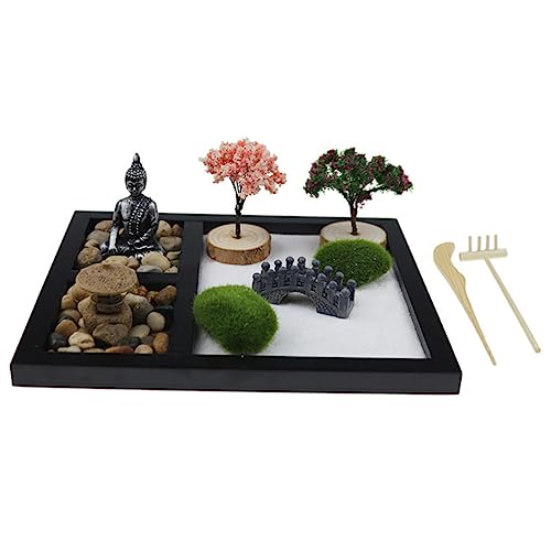 HONMEET 1 Set Garden Sandbox Dekoration Desktop Garten Sandkastenmeditation Schmuck Für Entspannungsstress von HONMEET