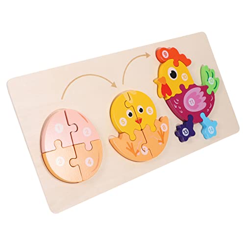 HONMEET 1 Set Puzzle Tier Match Puzzle Matching Spiel Spielzeug Frühes Lernspielzeug Tierform Puzzles Tiere Erkennungsspielzeug Kidcraft Spielset Kleinkind Neugeborene Aus Holz von HONMEET