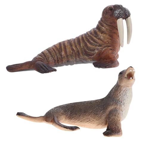 HONMEET 1 Set Simulation Meer Tier Modell Realistische Seelöwe Und Walross Handwerk Kleine Marine Tier HONMEET 1 Set Simulation Meer Tier Modell Realistische Seelöwe Und Walross Handwerk Kleine Marine Tier von HONMEET