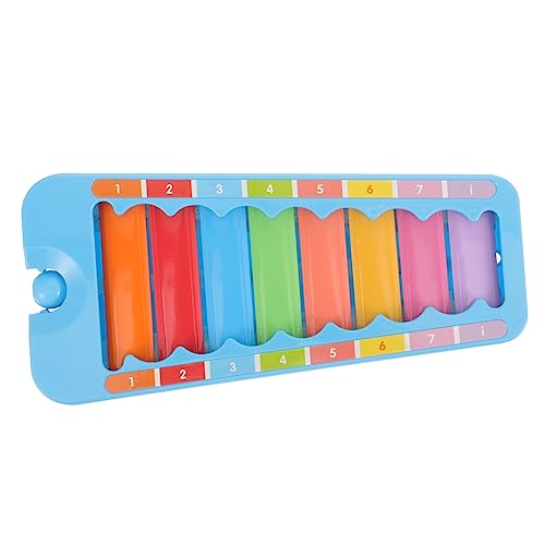 HONMEET 1 Set Xylophon Für Kleinkinder Xylophon Spielzeugschlägel Percussion Xylophon Handklopf Xylophon Töne Handklopf Musikspielzeug Für Kinder Klavier Alter 6–12 Blauer Kunststoff von HONMEET