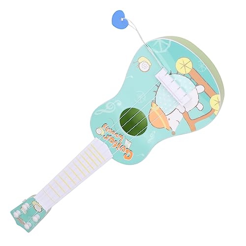 HONMEET 1 Stück 4 Saiten Akustikgitarre Mit Igelmuster -gitarrenspielzeug Gitarreninstrument Spielzeug Musikspielzeuggitarre Mini-gitarrenspielzeug Kinderspielzeug Blue von HONMEET