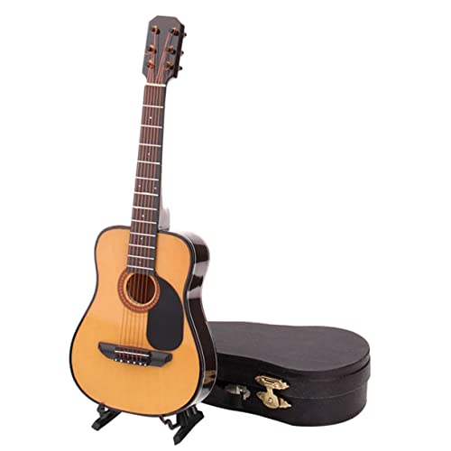 HONMEET 1 Stück Mini Gitarren Dekor Spielset Zubehör Mini Gitarren Modell Heimdekoration Gitarre Schreibtisch Dekoration Dekoration Für Zuhause Klassische Gitarre von HONMEET