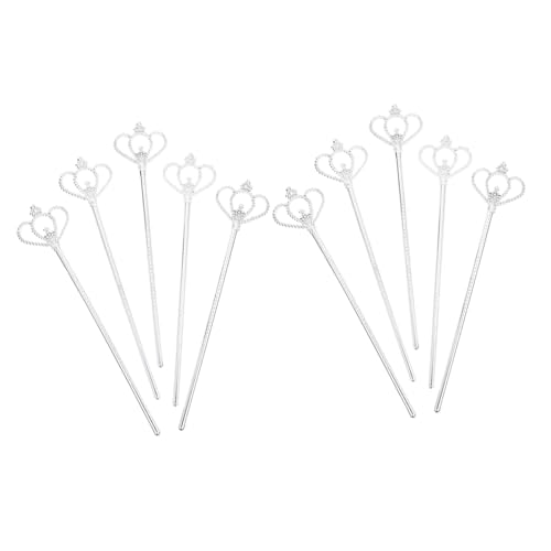 HONMEET 10 Stück Teiliges Silberne Glitzer feenstäbe Blinkende Zauberstäbe für Kleine Mädchen Party Accessoires Tanz Bühnenrequisiten Geeignet für Kostümfeiern und Fotosessions HONMEET 10 Stück Teiliges Silberne Glitzer feenstäbe Blinkende Zauberstäbe für Kleine Mädchen Party Accessoires Tanz Bühnenrequisiten Geeignet für Kostümfeiern und Fotosessions von HONMEET