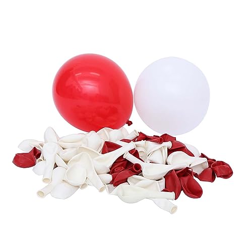 HONMEET 100 Stück 10 Zoll Verdickte Runde Latexballons Und Perfekte Valentinstag Feiertagsdekorationen Für Partys Und Feste Vielseitig Einsetzbar Partyzubehör von HONMEET