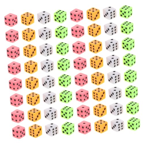HONMEET 100 Stück Mini Seitige Bunte Würfel Kleine Farbige Kunststoffwürfel für Mathe Lernen Brettspiele Bastelprojekte Kompakt Vielseitig Einsetzbar HONMEET 100 Stück Mini Seitige Bunte Würfel Kleine Farbige Kunststoffwürfel für Mathe Lernen Brettspiele Bastelprojekte Kompakt Vielseitig Einsetzbar von HONMEET