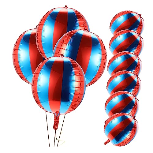 HONMEET 10St Runder Ballon aus Aluminiumfolie Luftballons für Hochzeitsfeiern Luftballons zur Babyparty karnevalsdekoration fasching dekoration balloon rote Luftballons Hochzeitsballons von HONMEET