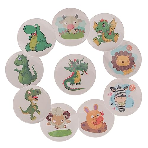 HONMEET 10pcs Cartoon Animal Töpfchen Training Aufkleber Farbwechseln Töpfchentraining Aufkleber Für Jungen Mädchen von HONMEET