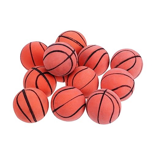 HONMEET 12St Mini-Basketball hüpfende Ballspielzeuge Lernspielzeug für das Gehirn Spielzeug für Kinder kinderspielzeug Sportangebot für Kinder kreatives Basketballspielzeug Plastik Orange von HONMEET