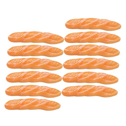 HONMEET 15st Nachgemachtes Langes Baguette Modelle Deko Brausetabletten Mini-Brot-Modell Realistische Brot- -Requisite Simulation Brot Food-Modell-Requisite Kunstbrot Falsches Brot Harz von HONMEET