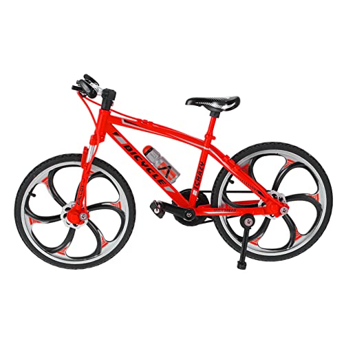 HONMEET 1Stk Fingerrad Desktop-Wettkampfsportstütze Fingertrainingsspielzeug fingerspiele fingerspielzeug Miniaturspielzeug Mini-Spielzeug Alu-Fingerbike Finger Fahrrad Ferrolegierung rot von HONMEET