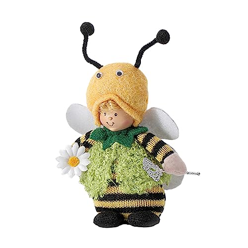 HONMEET 1Stk Flügel Bienen Ornamente Geburtstag Tierpuppe weiches Spielzeug kinderzimmerdeko Room Decoration Soft Toy Plüschtier Spielzeuge Biene Puppe Spielzeug Festivalschmuck Stoff von HONMEET