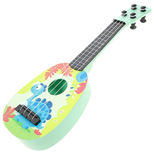 HONMEET 1Stk Mini Gitarre Spielzeug Kinderzimmerdekoration Kinderspielzeuggitarre Ukulele-Spielzeug für das frühe Lernen Anfänger Gitarre Spielzeuge Jungs-Spielzeug Mini-Musikspielzeug Abs von HONMEET