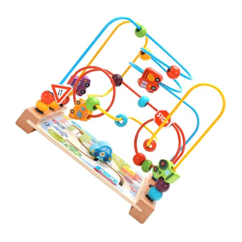 HONMEET 1Stk Perlen Labyrinth Lernspielzeug Perlenlabyrinth-Roller Perlen Spielzeug Kinder entwicklung kindliche entwicklung Intelligenzspielzeug pädagogisches Spielzeug Eisen Colorful von HONMEET