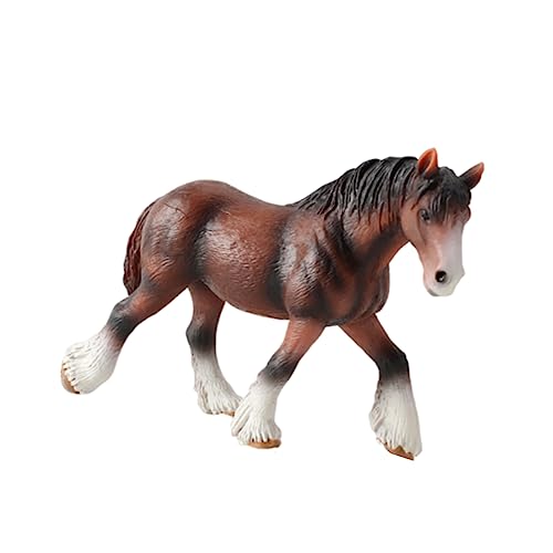 HONMEET 1Stk Pferdemodell Spielzeug Animal Figures Toy spielsachen bastelzeug künstliches Minipferd Tischpferd Dekor realistische Pferdefiguren Pferdestatue kreatives Pferdeornament von HONMEET