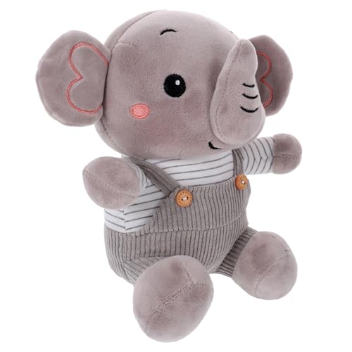 HONMEET 1pc Cartoon Kleine Elefant Plüsch Spielzeug Kind Beruhigende Puppe Spielzeug (zufällige Taste) von HONMEET