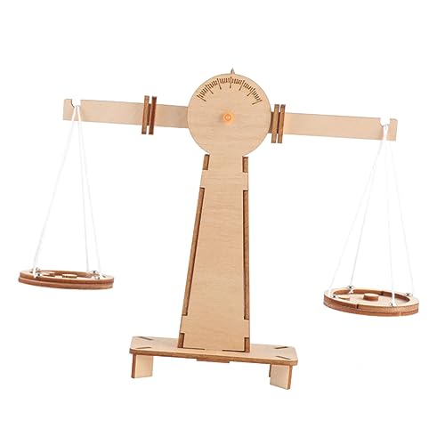 HONMEET 1pc DIY Balance Scale Holzmessspielzeug Leverage Balance Toy Educational Wiegevorrat Für Kinder Kinder von HONMEET