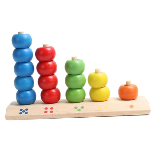 HONMEET 1pc Kinder Holz Lernspielzeug Mathematik Lernspielzeug Mathematik Bausteine ​​früherziehung Spielzeug von HONMEET