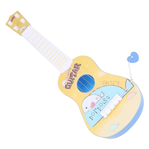 HONMEET 1stk Mini-Gitarre Musikgitarrenspielzeug Musikspielzeug Für Kindergitarre Spielzeuge Kinderspielzeug Musikspielzeug Minigitarre Musikspielzeuggitarre Yellow von HONMEET