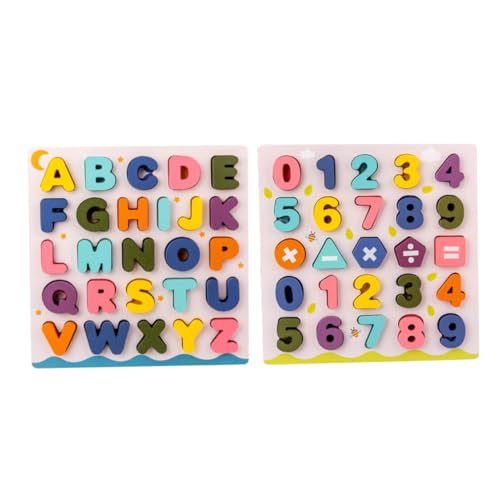 HONMEET 2 Sätze Holz Puzzle Teilig Buchstaben und Zahlen Lernspielzeug Montessori Pädagogisch Sicher und Interaktiv für Vorschulkinder und Familienaktivitäten HONMEET 2 Sätze Holz Puzzle Teilig Buchstaben und Zahlen Lernspielzeug Montessori Pädagogisch Sicher und Interaktiv für Vorschulkinder und Familienaktivitäten von HONMEET
