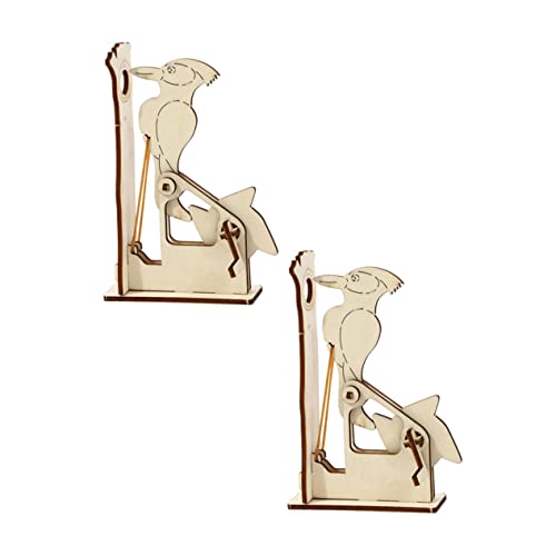 HONMEET 2 Sätze Holzpuzzle Holzspecht Modell Bausatz DIY Lernspielzeug Umweltfreundlich Sicher Ohne Kleber Einfach Zusammenzubauen HONMEET 2 Sätze Holzpuzzle Holzspecht Modell Bausatz DIY Lernspielzeug Umweltfreundlich Sicher Ohne Kleber Einfach Zusammenzubauen von HONMEET