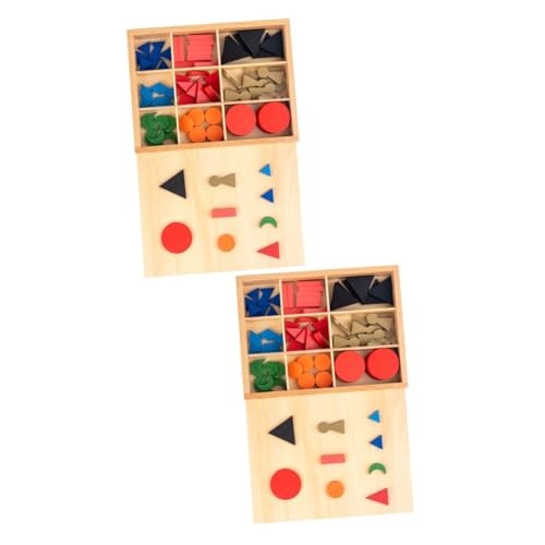 HONMEET 2 Sätze Montessori Lehrmittel Grammatiksymbol-Rätsel -Sprachsymbol Kinder Puzzle rätselbuch Kinder Früherziehungsspielzeug Hilfsmittel für den frühen Sprachunterricht hölzern von HONMEET