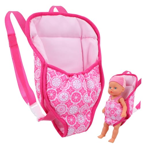 HONMEET 2 Stück 18 Atmungsaktive Puppentrage Puppe Tragbare Taschen Spielzeugpuppenträger Zubehör Für Babypuppen Babytragen Babydoll-trage Amerikanische Puppen Halter Trage Rosa von HONMEET