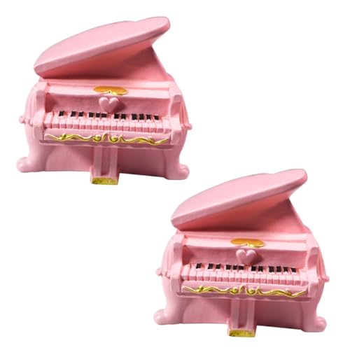 HONMEET 2 Stück Dekoratives Miniatur Klavier Realistische Simulation Langlebig und Verschleißfest für Puppenhaus DIY Foto Requisiten und Miniatur Szenerie HONMEET 2 Stück Dekoratives Miniatur Klavier Realistische Simulation Langlebig und Verschleißfest für Puppenhaus DIY Foto Requisiten und Miniatur Szenerie von HONMEET