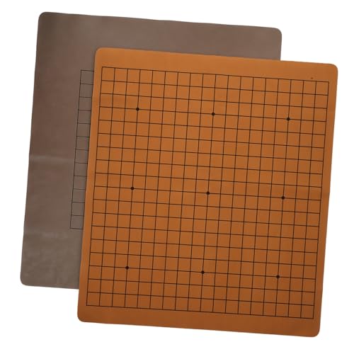 HONMEET 2 Stück Faltbares Gobang Schachbrett Doppelseitiges Tragbares Pu spielbrett Praktisches Hochwertiges Gobang Brett für Unterwegs und Zuhause Zufällige Farbe Zufällige Farbe HONMEET 2 Stück Faltbares Gobang Schachbrett Doppelseitiges Tragbares Pu spielbrett Praktisches Hochwertiges Gobang Brett für Unterwegs und Zuhause Zufällige Farbe Zufällige Farbe von HONMEET