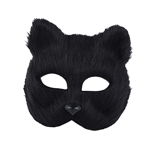 HONMEET 2 Stück Kreative Halloween Maske Lustige Tiermasken Für Cosplay Und Partys Schwarz Ideal Performance Requisiten Und Partyzubehör Für Unvergessliche Feiern von HONMEET