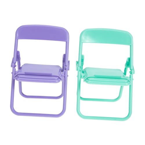 HONMEET 2 Stück Miniatur Klappstühle für Puppenhaus Farblich Sortiert und Cremelila Handliches Zubehör für Kreative Rollenspiele und Dekorative Miniaturmöbel HONMEET 2 Stück Miniatur Klappstühle für Puppenhaus Farblich Sortiert und Cremelila Handliches Zubehör für Kreative Rollenspiele und Dekorative Miniaturmöbel von HONMEET