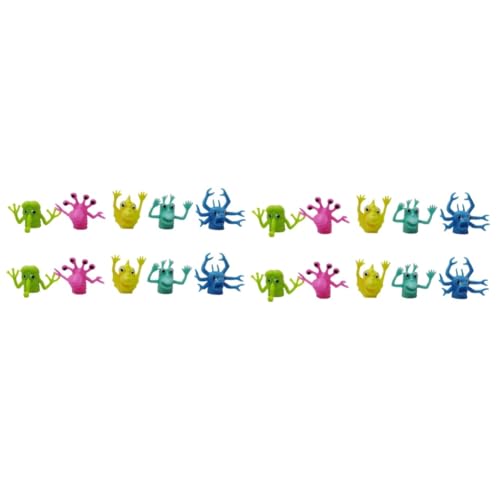 HONMEET Alien Figuren Kinder 20 STK Monster- Puppenspielzeug Fingerpuppen Für Kinder Fingerpuppen Für Kleinkinder Winzige Fingerhände Fingerpuppen Masse Tierische Fingerpuppen Finger Aliens von HONMEET