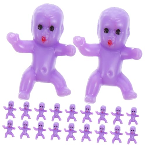 HONMEET 20 Stück Mini Eiswürfel Säuglingsspielzeug Spielzeug Babyfiguren Winzige Babypuppen Kleine Mini Babys Minipuppen Niedliche Mini Babys Badespielzeug Partyzubehör von HONMEET